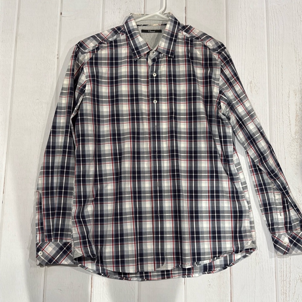 7 Diamonds Flannel Button-Up Shirt 🌟
